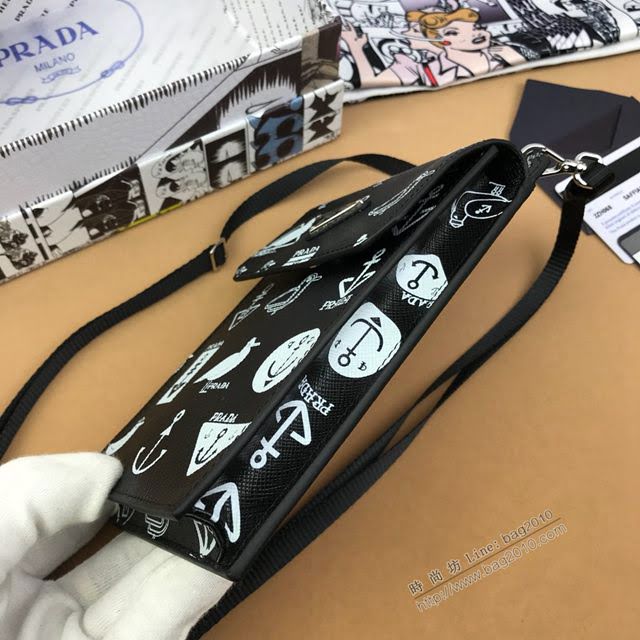 prada手機包 普拉達最新小挎包 2ZH068 PRADA男女手機包  pyd2288